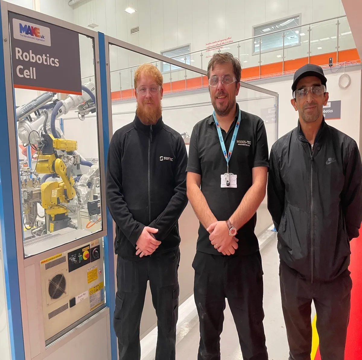 Industrial robotics maintenance training with 6-axis robot programming and automation support skills